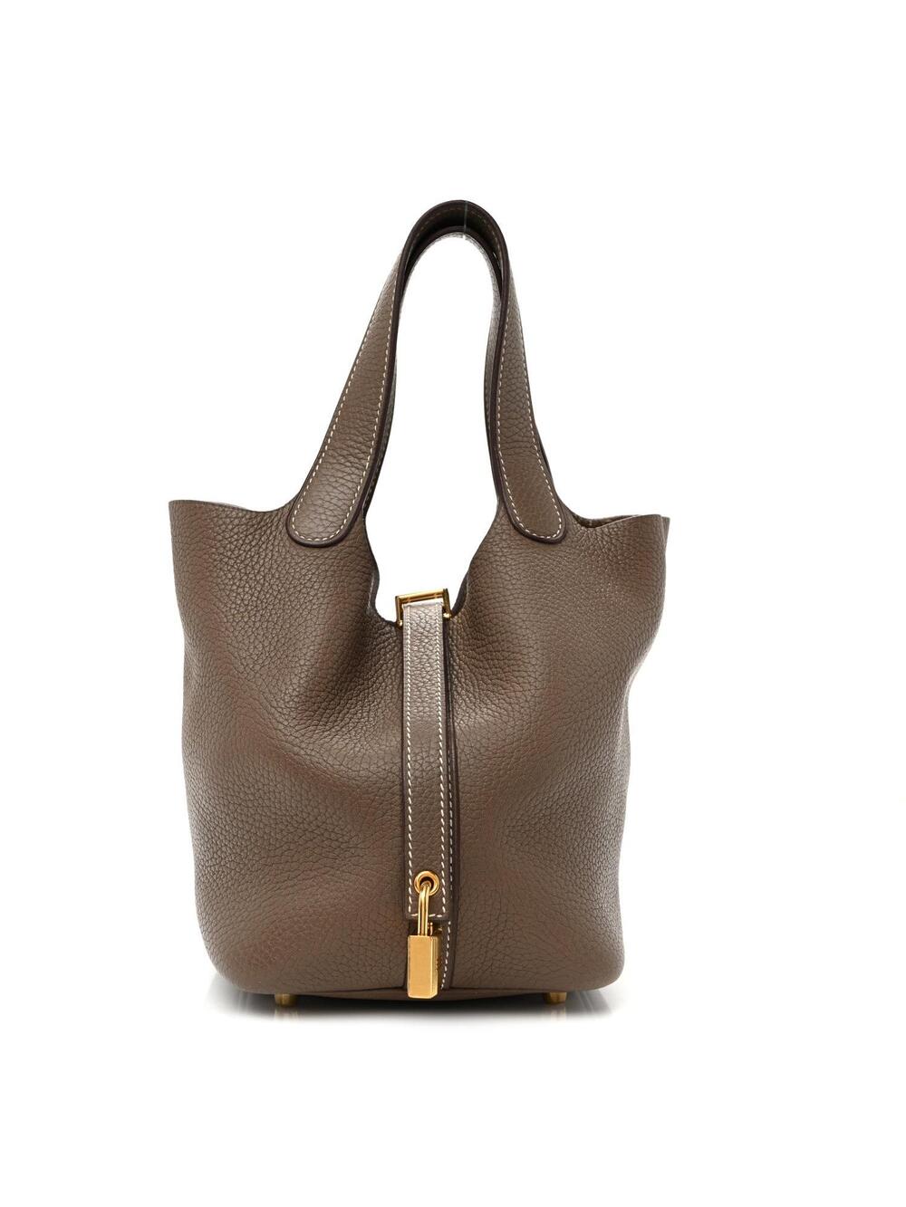 Hermes Taurillon Clemence Picotin Lock #293377H32B